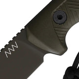 Acta Non Verba P200 Fixed Blade Knife For Outdoor EDC Enthusiasts Premium Sleipner Tool Steel Cerakote by Acta Non Verba Knives