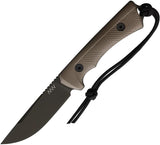 Acta Non Verba P200 Fixed Blade Knife Sleipner Tool Steel Cerakote OD Finish Full Tang For EDC by Acta Non Verba Knives
