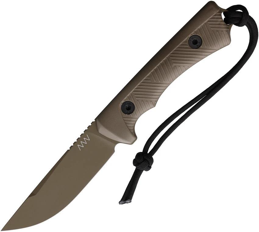 Acta Non Verba P200 Fixed Blade Knife With Full Tang Sleipner Steel Cerakote Blade For Rugged Outdoorsmen by Acta Non Verba Knives