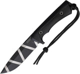 Acta Non Verba P250 Fixed Blade Knife For Outdoor Survivalists With Sleipner Steel Cerakote Full Tang MOLLE Sheath by Acta Non Verba Knives