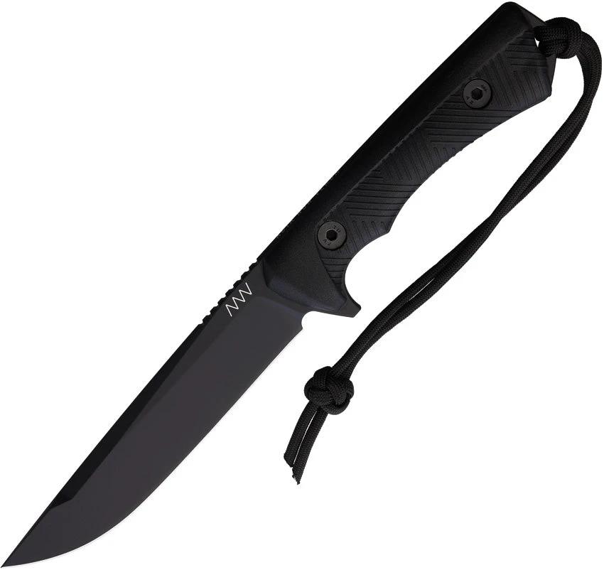 Acta Non Verba P300 Fixed Blade Knife With Cerakote Sleipner Steel Full Tang Leather Sheath For Outdoor Enthusiasts by Acta Non Verba Knives