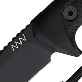 Acta Non Verba P300 Fixed Blade Knife With Cerakote Sleipner Steel Full Tang Leather Sheath For Outdoor Enthusiasts by Acta Non Verba Knives