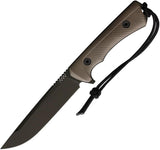 Acta Non Verba Fixed Blade Knife P300 OD Green Cerakote Sleipner Steel Full Tang Rugged Outdoor Enthusiast by Acta Non Verba Knives