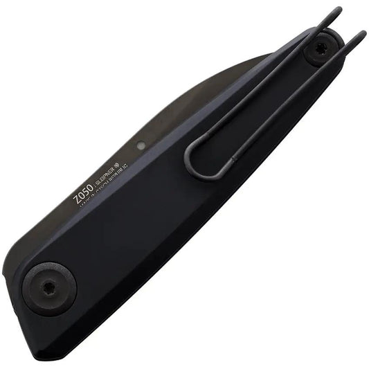 Acta Non Verba Z050 Folding Knife Black DLC Blade Sleipner Steel Titanium Handle Pocket Clip EDC by Acta Non Verba Knives
