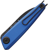 Acta Non Verba ANVZ050 Slip Joint Knife with Blue DLC Deco Sleipner Blade for EDC Enthusiasts by Acta Non Verba Knives