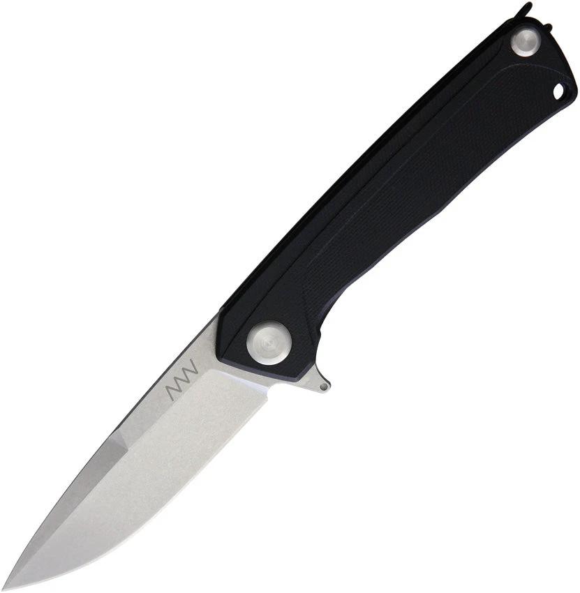 Acta Non Verba Knives Z100 Framelock ANVZ100-009 5 Inch Closed N690 Stonewashed Blade G10 Backspacer EDC Knife by Acta Non Verba Knives