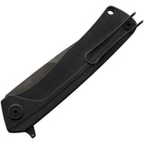 Acta Non Verba Z100 Linerlock Knife DLC Black Blade Sleipner Steel G10 Handle EDC by Acta Non Verba Knives