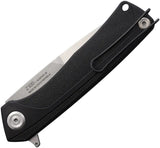 Acta Non Verba Z100 Linerlock Knife Premium Sleipner Tool Steel Blade Black GRN Handle Extended Tang for EDC Enthusiasts by Acta Non Verba Knives