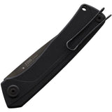 Acta Non Verba Z200 Liner Lock Knife Black DLC Sleipner Steel 3.75 Inch Blade G10 Handle EDC Ready by Acta Non Verba Knives