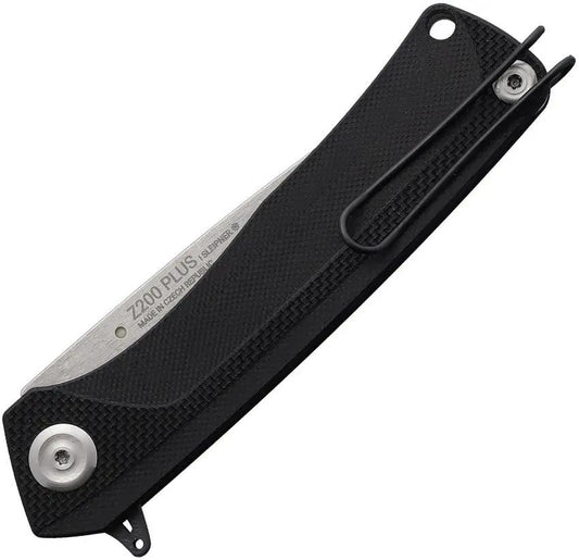 Acta Non Verba Z200 Plus Linerlock Knife With Sleipner Steel 3.5 Inch Blade For EDC Enthusiasts Black G10 by Acta Non Verba Knives