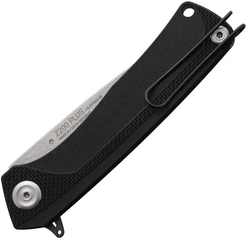 Acta Non Verba Z200 Plus Linerlock Knife With Sleipner Steel 3.5 Inch Blade For EDC Enthusiasts Black G10 by Acta Non Verba Knives