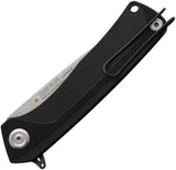 Acta Non Verba Z200 Plus Linerlock Knife With Sleipner Steel 3.5 Inch Blade For EDC Enthusiasts Black G10 by Acta Non Verba Knives
