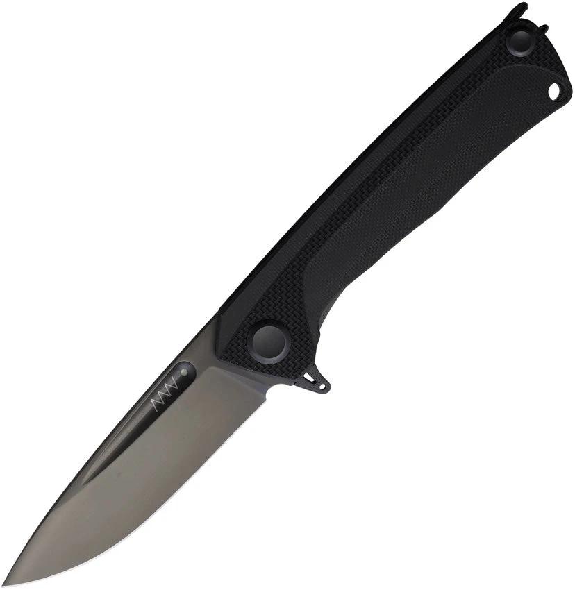 Acta Non Verba Z200 Plus Linerlock Knife DLC Sleipner Blade G10 Handle Extended Tang For Premium EDC Enthusiasts by Acta Non Verba Knives