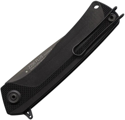 Acta Non Verba Z200 Plus Linerlock Knife DLC Sleipner Blade G10 Handle Extended Tang For Premium EDC Enthusiasts by Acta Non Verba Knives