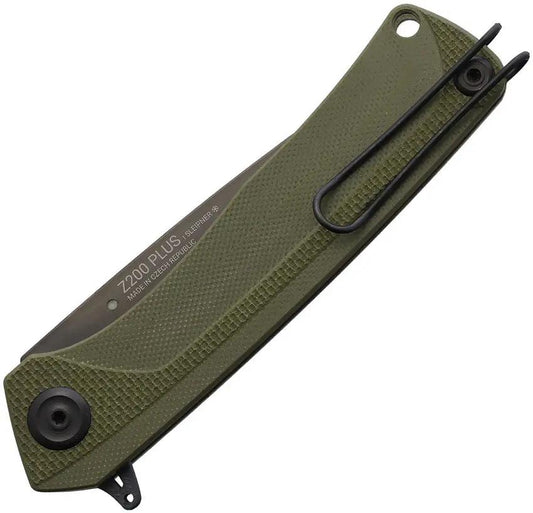 Acta Non Verba Z200 Plus Linerlock Knife DLC Premium Blade Sleipner Steel G10 Handle For EDC Enthusiasts by Acta Non Verba Knives
