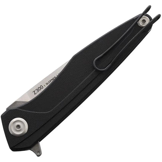 Acta Non Verba Z300 Linerlock Knife With Sleipner Tool Steel Blade Premium G10 Handle Extended Tang For EDC Enthusiasts by Acta Non Verba Knives