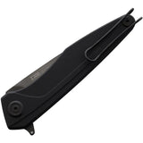 Acta Non Verba Z300 Linerlock EDC Knife With Black DLC Sleipner Steel 3.5Inch Blade G10 Handle by Acta Non Verba Knives