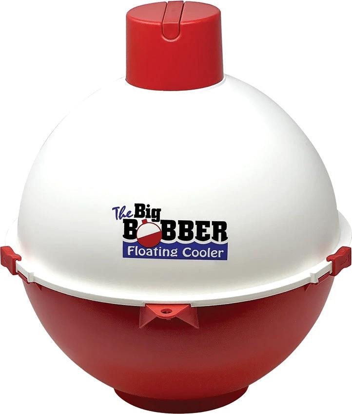 AccuSharp Big Bobber Floating Cooler 1020C Insulated Holds 12 Cans With Ice Built In Carry Handle 14.5 Inch Diameter by AccuSharp