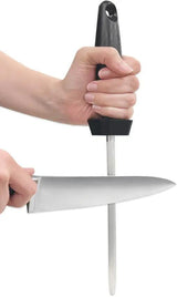 AccuSharp 15 Degree Knife Sharpener With Black Ergonomic Handle Sharpens Straight Edge Knives For Home Cooks And Chefs by AccuSharp