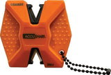 AccuSharp Two Step Knife Sharpener Orange 344C Diamond Honed Tungsten Carbide Blades Ceramic Rods by AccuSharp