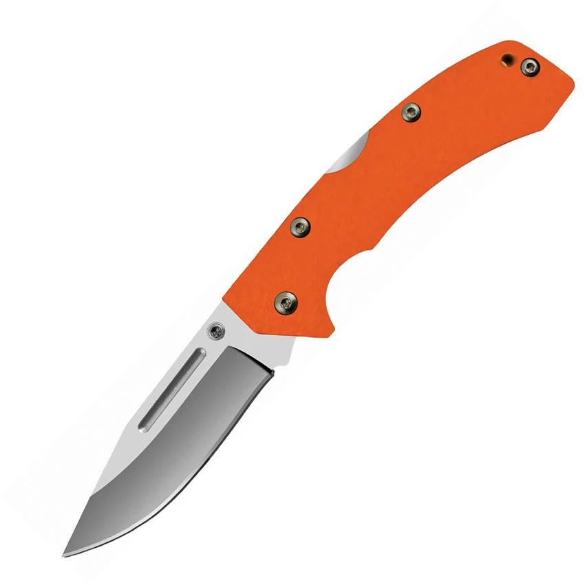 AccuSharp Lockback 712C Orange Folding Knife With Four And A Half Inch Closed Blade And Orange G10 Handle by AccuSharp