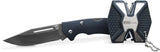 AccuSharp Diamond PRO Lockback Combo 723C Knife 3.25 Inch Satin Blade And Black G10 Handle Includes Two Step Sharpener by AccuSharp
