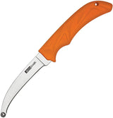 AccuSharp AccuZip Skinning Knife 734C With Orange Rubber Handle, 8.75 Inch Overall, 4.25 Inch 420 Stainless Satin Blade by AccuSharp