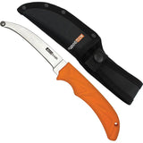 AccuSharp AccuZip Skinning Knife 734C Orange Rubber Handle For Hunters Precision 420 Stainless Blade by AccuSharp