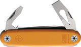 American Service Knife Jefferson Orange Multi Tool For Outdoorsmen With Premium Steel Blade by American Service Knife