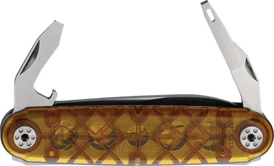 Alchesay American Service Knife Folder Ultem Handle 3.63in Closed Premium Steel Blade Multi Tool for Outdoor Enthusiasts by American Service Knife