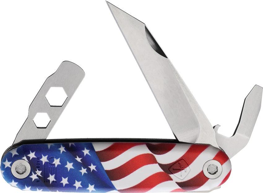 American Service Knife The Iron Sides Folder Seax Flg ASK-004 FLG by American Service Knife