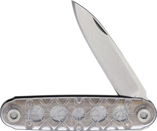 American Service Knife The ONE Folder Clear ASK-ONE CLR by American Service Knife