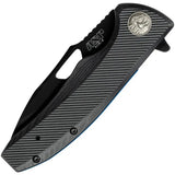 ASP Police Duty Linerlock Knife With Assisted Opening One Handed Deployment For Law Enforcement EDC by ASP
