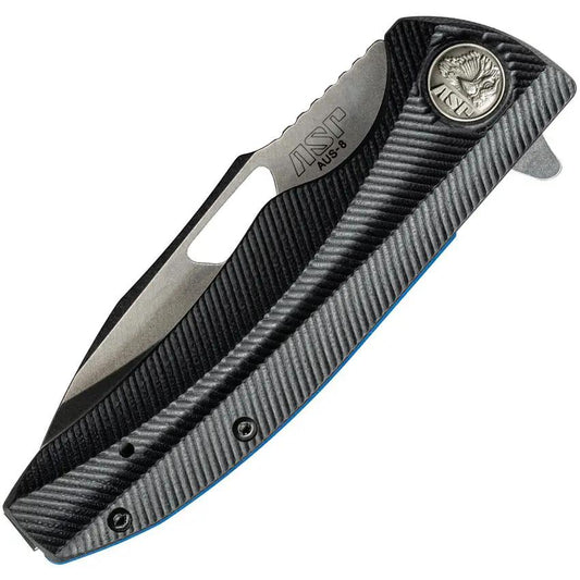 ASP Police Duty Linerlock SW Assisted Opening Three Point Five Inch Blade Rapid Deployment For Law Enforcement And EDC by ASP