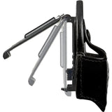 ASP Open Top Handcuff Case 56139 Durable Black Basketweave Leather For Security Pros Fast Access by ASP