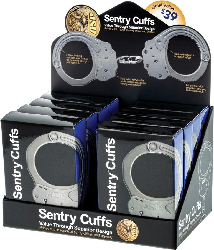 ASP Sentry Handcuff 8pc Display 81934 by ASP