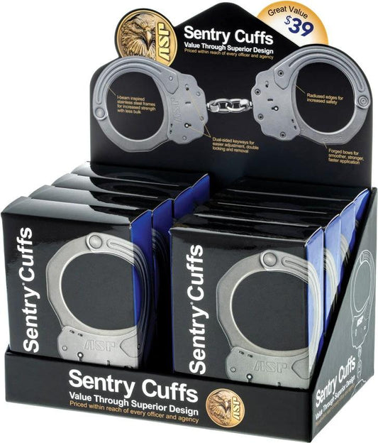 ASP Sentry Handcuff 8pc Display 81934 by ASP