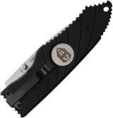 Hoffner Knives Small Snap Linerlock - VG-10 Satin Partial Serrated Blade With Black G10 Handle by Hoffner Knives