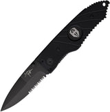 Hoffner Knives Snap Linerlock Double Black FK-S3CBK-FB by Hoffner Knives