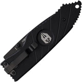 Hoffner Knives Snap Linerlock Double Black - VG-10 Stainless Blade, Black G10 Handle And Pocket Clip by Hoffner Knives