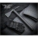 American Tomahawk Model 1 14 Inch With 8.25 Inch 1060HC Head And 2.5 Inch Edge Nylon Handle Kydex Sheath Outdoor Ready by American Tomahawk