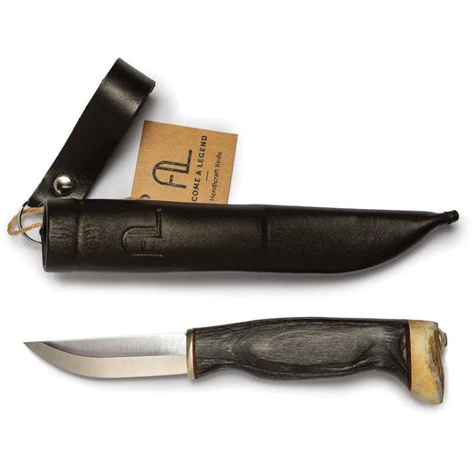 Arctic Legend Handicraft Fixed Blade Knife Birch AL009 Premium Satin 3 Inch Blade For Enthusiasts And Collectors by Arctic Legend