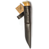 Arctic Legend Bear Fixed Blade Knife With Curly Birch Handle Reindeer Horn Pommel Carbon Steel For Outdoor Enthusiasts by Arctic Legend