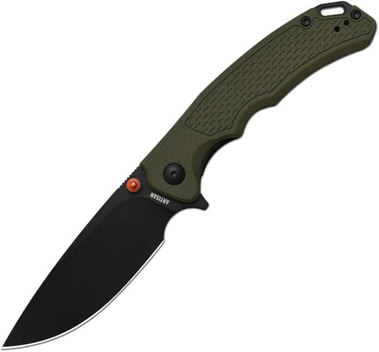 Artisan Tradition V2 Linerlock Green 1702M-BGN by Artisan
