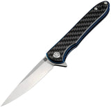 Artisan Shark Linerlock CF D2 1707PS-CF by Artisan