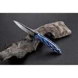 Artisan Hoverwing Framelock Folding Knife Premium S35VN 3.75 Inch Satin Blade For Everyday Carry Enthusiasts by Artisan