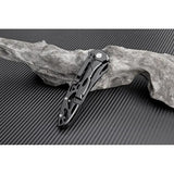 Artisan Hoverwing Framelock D2 EDC Knife 3.75in Blade Rugged Black 1801P-BK For Everyday Carry Outdoor by Artisan