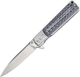 Artisan Classic Linerlock Black/White 1802P-BGC by Artisan