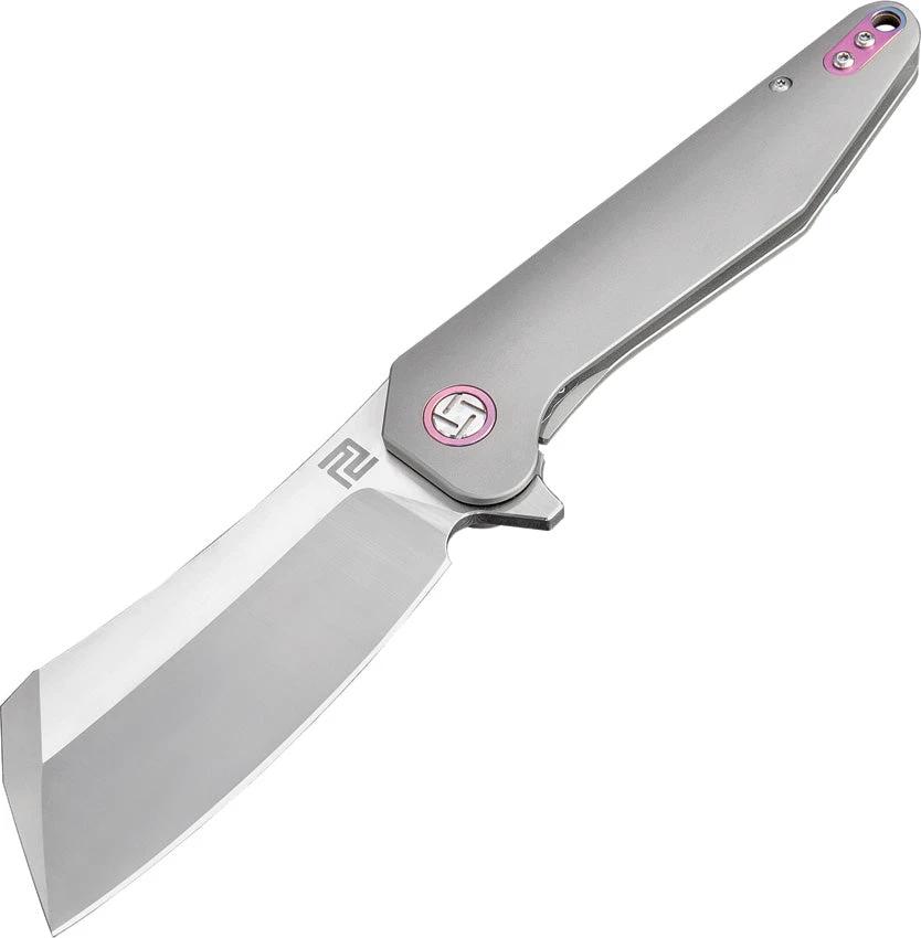 Artisan Osprey Framelock Gray M390 1803G-GYM by Artisan