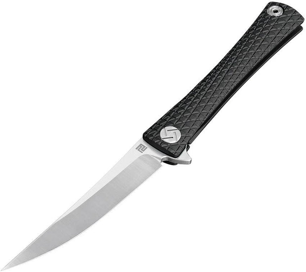 Artisan Waistline Linerlock Black M390 1805G-BKM by Artisan